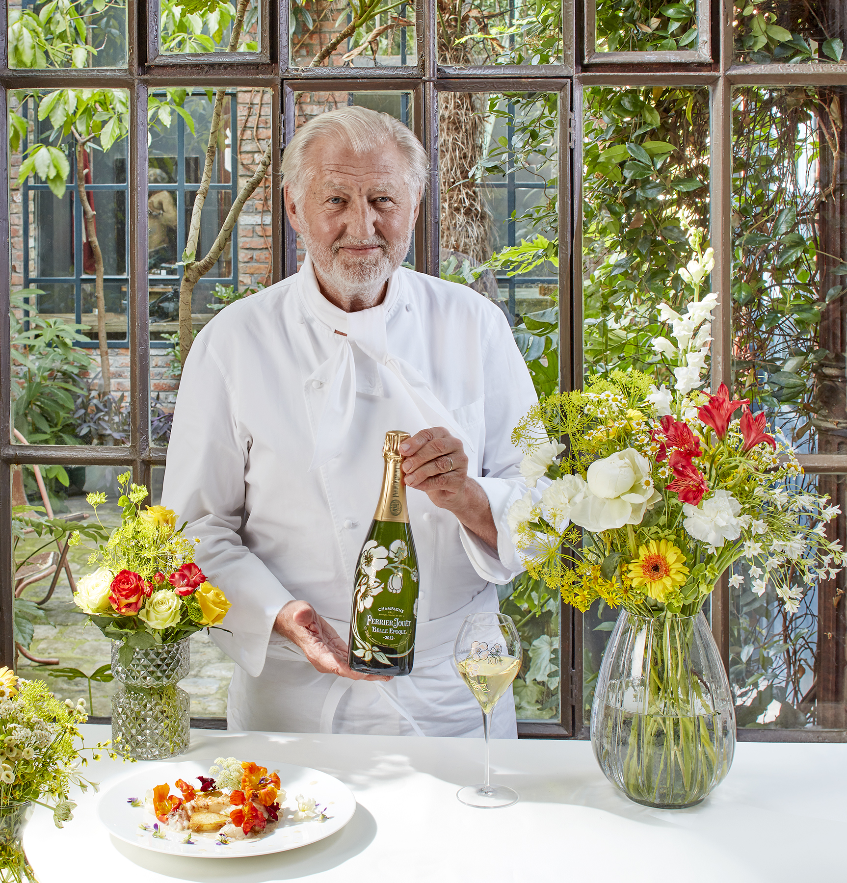 PIERRE GAGNAIRE’S Langoustines In Vanilla, Rhubarb Fondue And Noirmoutier Potatoes RECIPE & PERRIER-JOUËT BELLE ÉPOQUE 2012